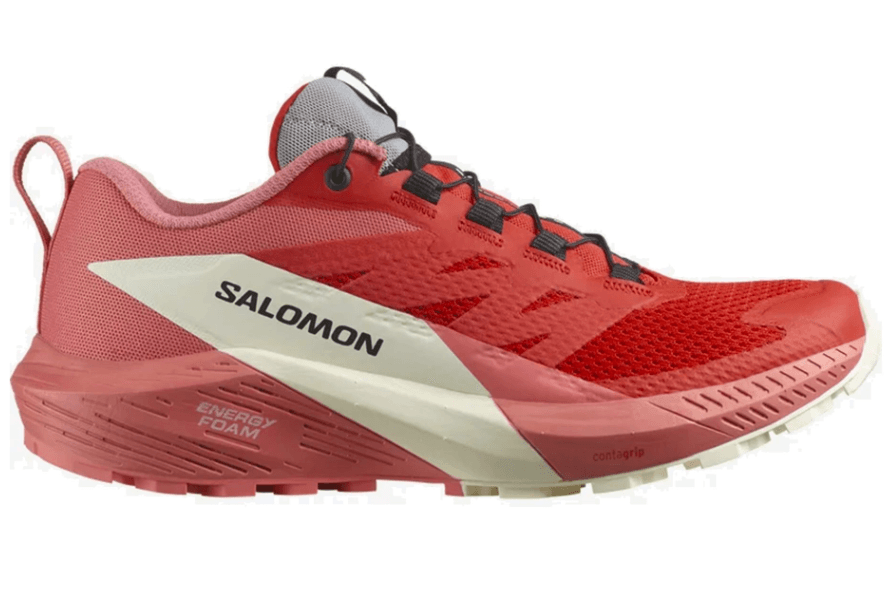 Salomon Ženske patike za planinarenje Sense Ride 5, Crvene