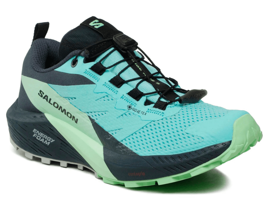 Salomon Ženske patike za planinarenje Sense Ride 5, Tirkizne