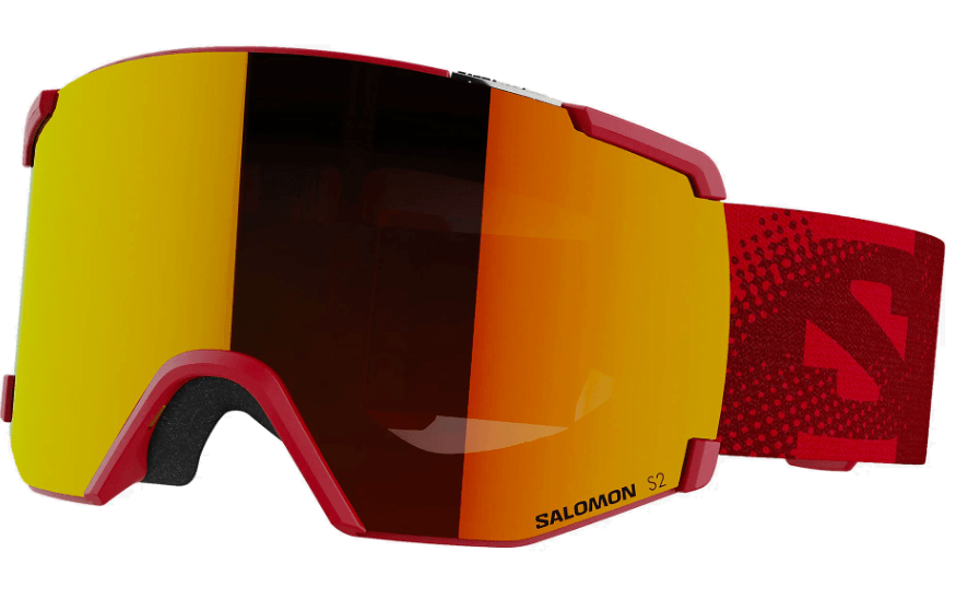 Salomon Ski brile S/View Universal Mid, Crvene