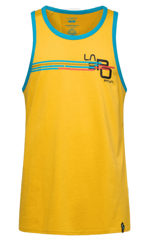 La Sportiva Muška majica bez rukava Cube Tank Bamboo, Žuta