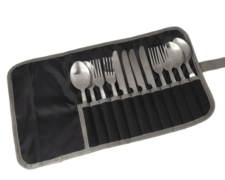 Regatta Outdoors Set pribora za jelo za 4 osobe/Seal, Sivi