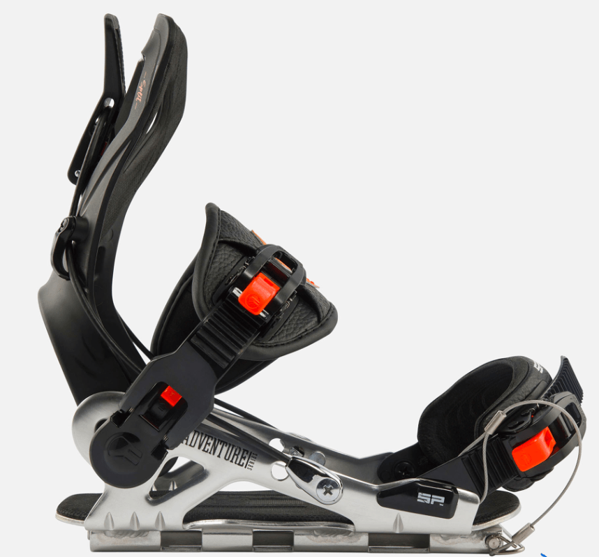 Rossignol Vezovi Escaper Split BGD Only + Voile set ploča, Crni