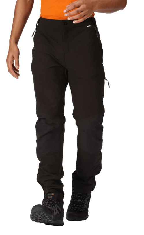Regatta Outdoors Muške hlače Questra V, Crne