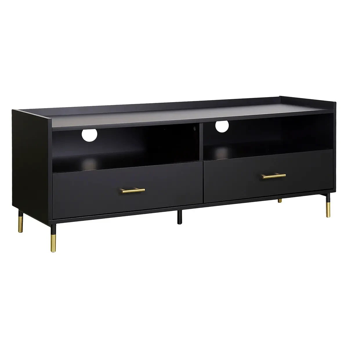 Atmosfera TV komoda Tedy, 47x120cm, Crna