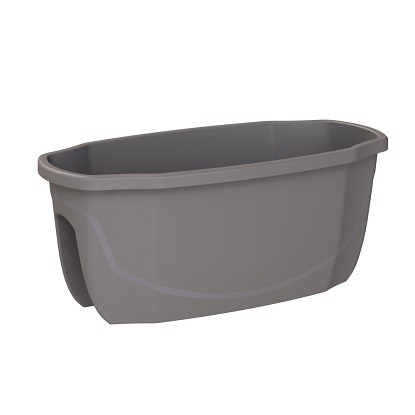 Fora Žardinjera za ogradu, 15.5 L, 58 x 29 x 24 cm