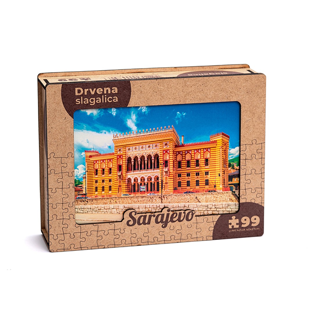 Vrabac Drvene puzle Souvenirs, Gradovi, Sarajevo