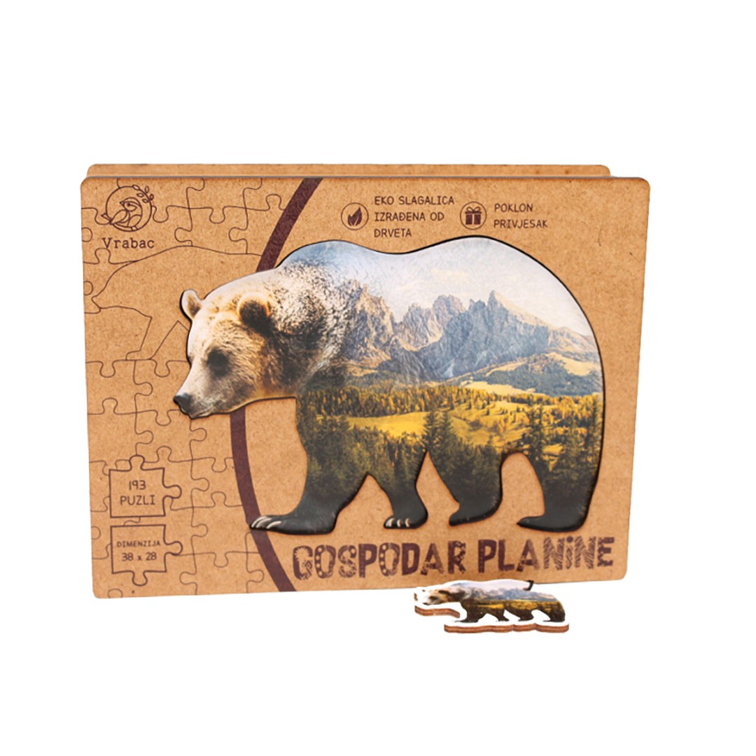 Vrabac Puzle Lenigmo, Calm corner, Medvjed gospodar šume