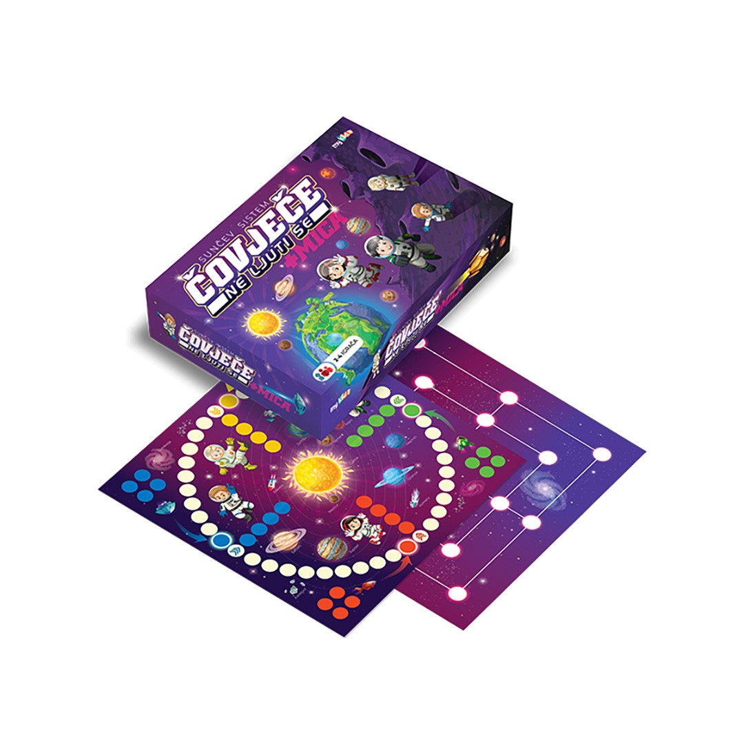 Vrabac Društvena igra Čovječe ne ljuti se + Mica, Sunčev sistem