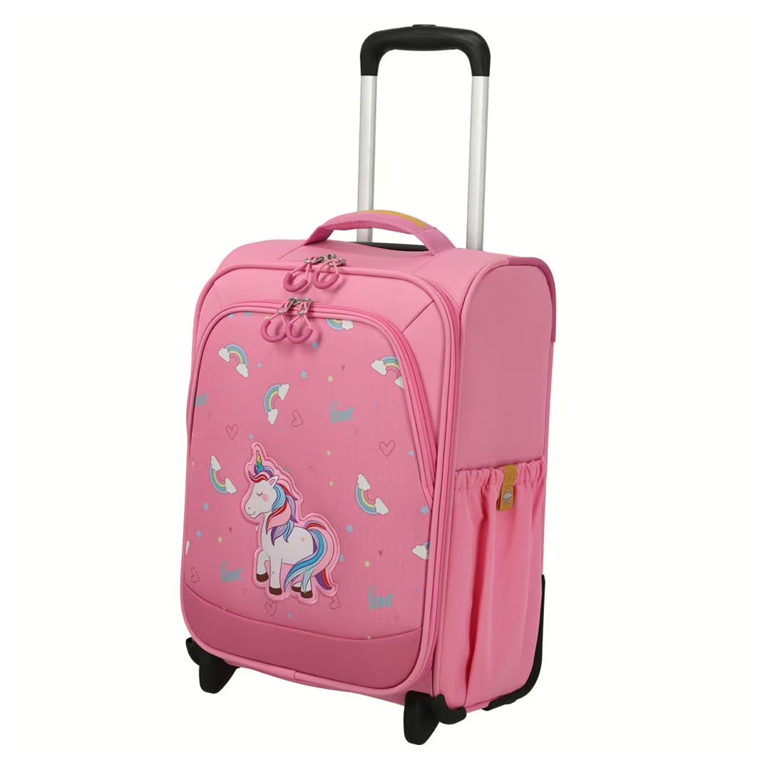 Travelite Kofer Minimover Unicorn 081836-17, 44 cm, 2 točkića, Rozi