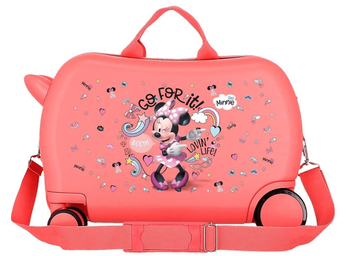 Disney Kofer za djevojčice Minnie Loving Life 4721021, ABS, Roze