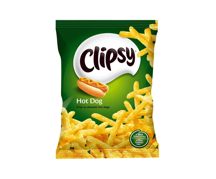 Clipsy Flips Hot dog, 30g