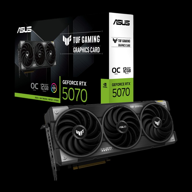 ASUS Grafička kartica TUF Gaming GeForce RTX 5070 OC Edition 12GB GDDR7 3xDP/2xHDMI (TUF-RTX5070-O12G-GAMING)