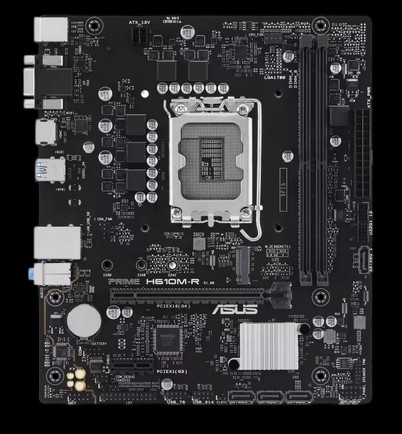 ASUS matična ploča Prime H610M-R SI LGA1700 DDR5 5600MHz M.2 DP/HDMI/VGA