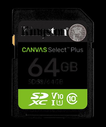 KINGSTON memorijska kartica 64 GB SDXC Canvas Select Plus Gen3 100 MB/s C10 UHS-I U1 V10 (SDS3/64 GB)