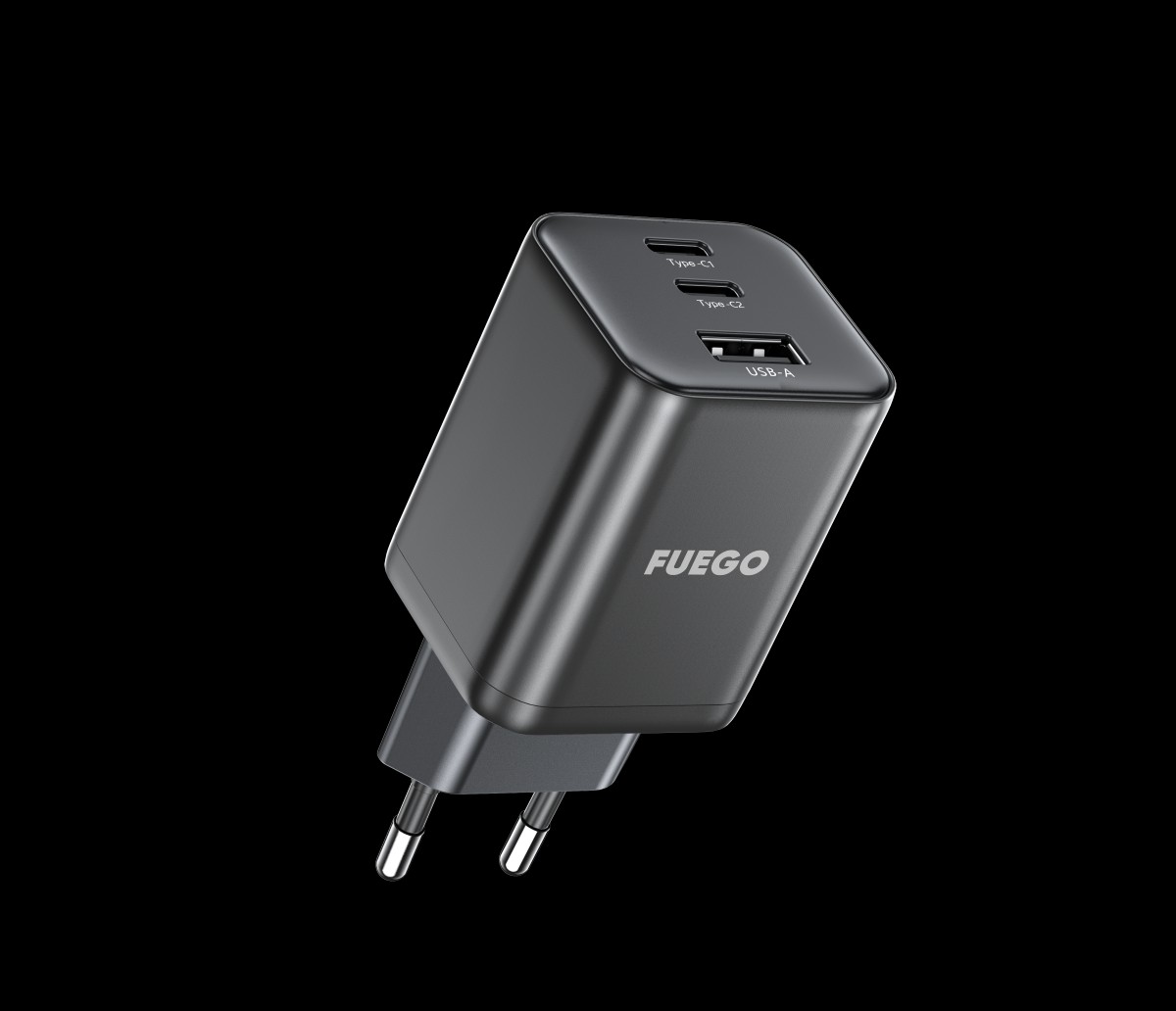 FUEGO Adapter FG65W GaN super fast Tip-C+USB-A(27W)