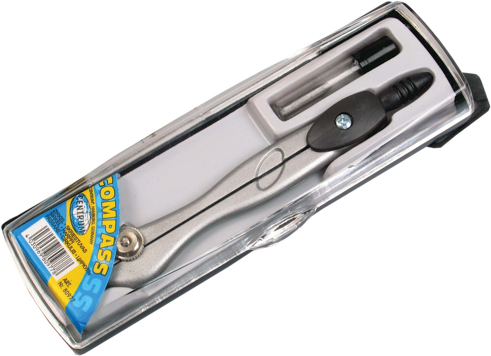 CENTRUM Metalni šestar u PVC kutiji