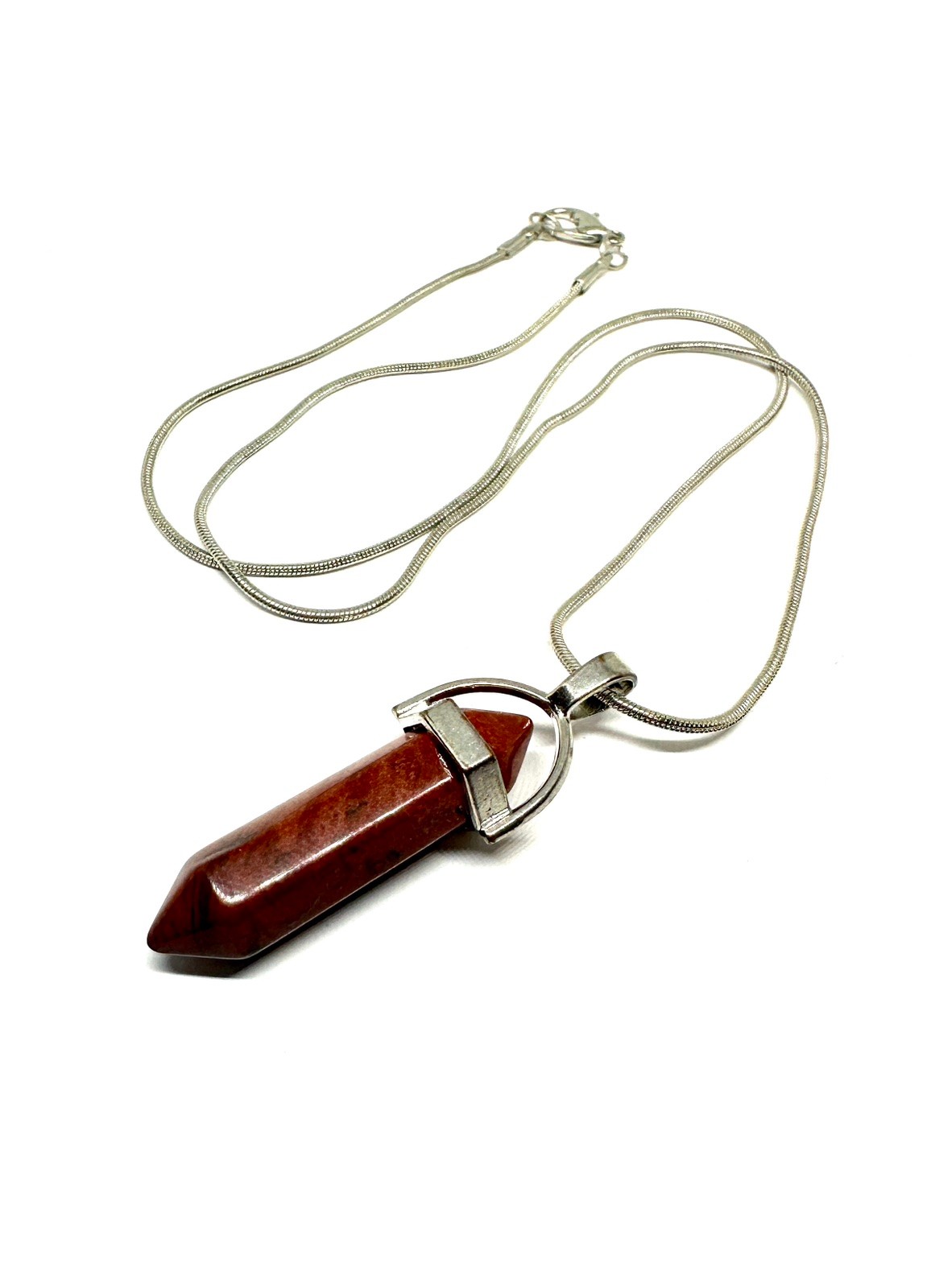 Ogrlica od poludragog kamena Crveni Jaspis