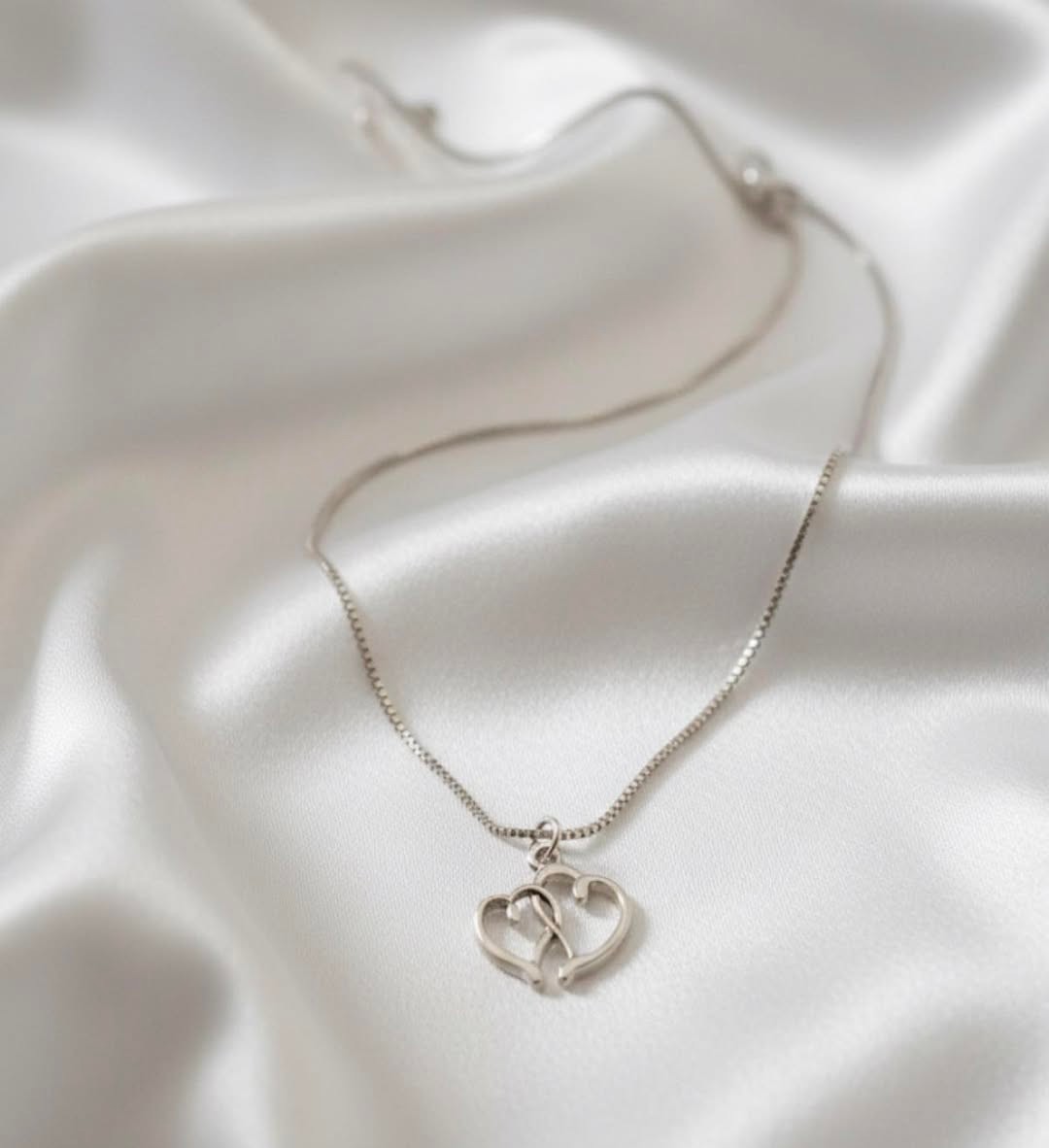 Poludrago kamenje & nakit  Ogrlica Dva srca - jedna priča