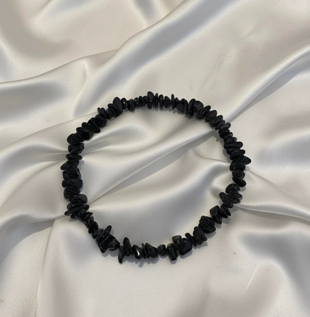 Poludrago kamenje & nakit Narukvica od crnog turmalina