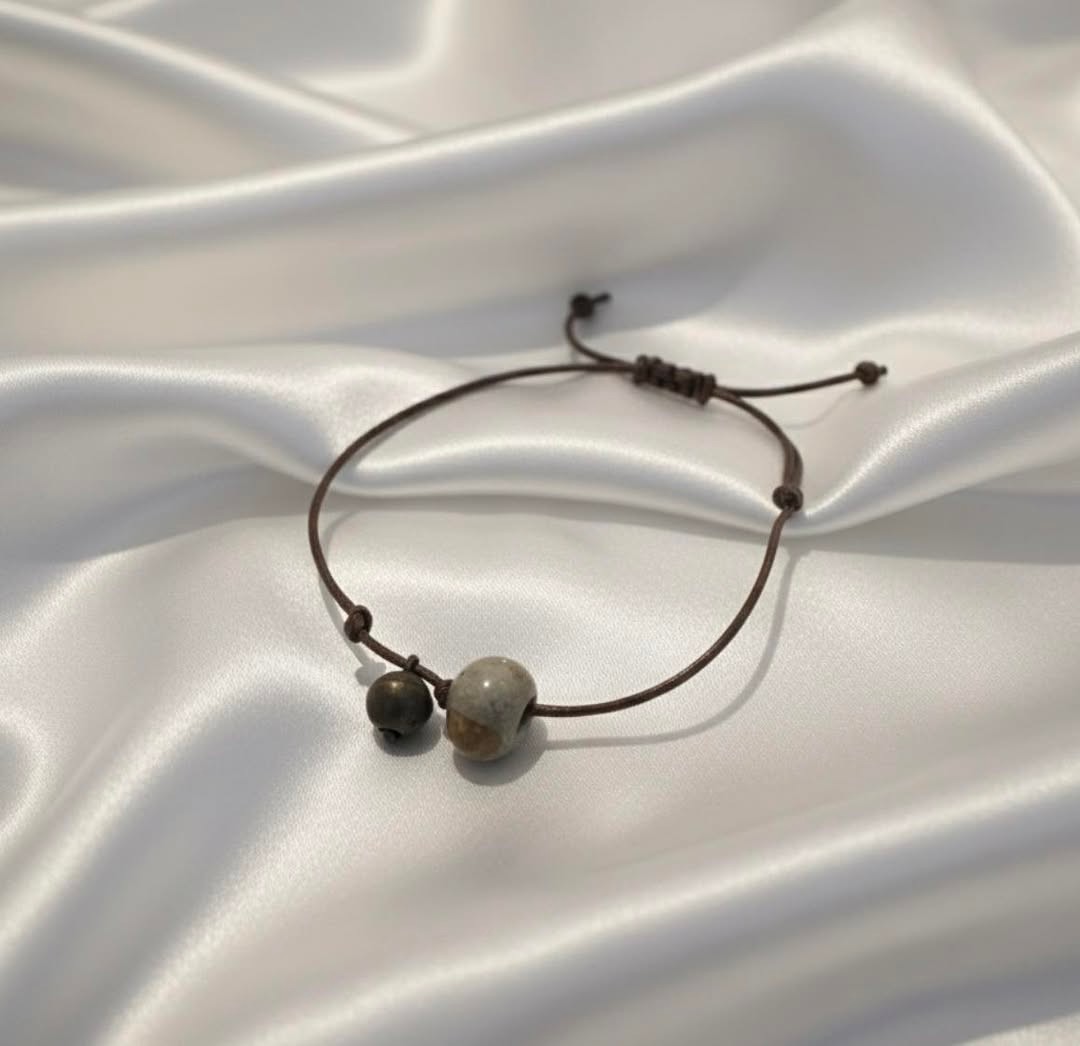 Poludrago kamenje & nakit Narukvica od jaspisa sa zvonom