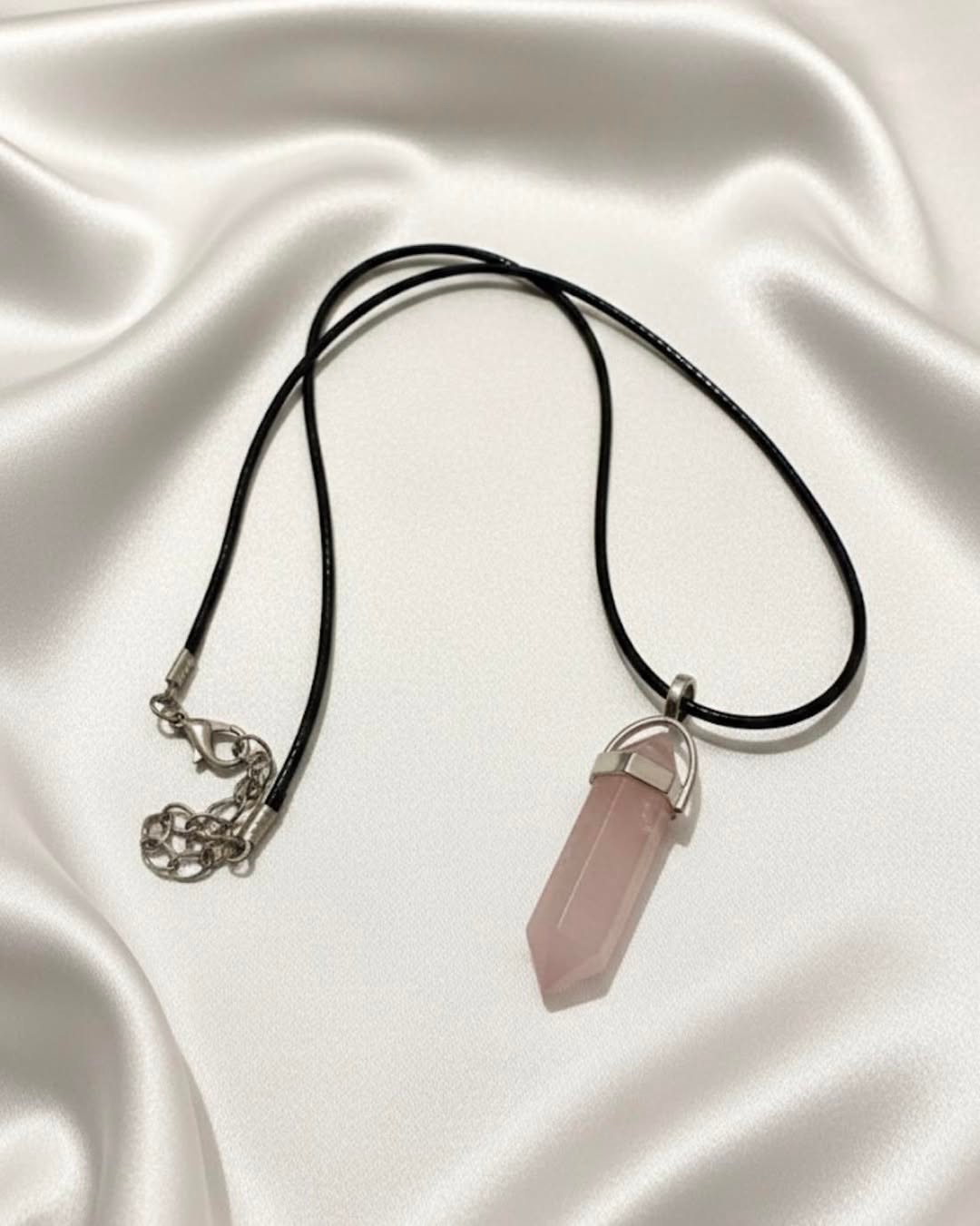 Poludrago kamenje & nakit Rozenkvarc ogrlica
