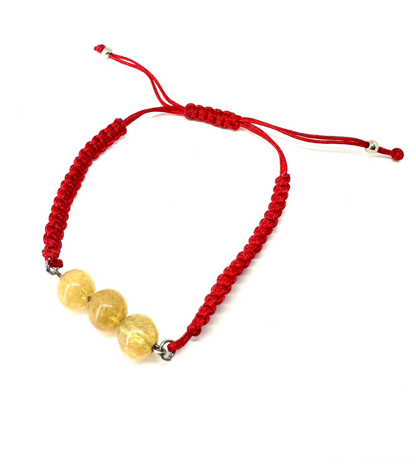 Poludrago kamenje & nakit Ručno rađena samozatezajuća narukvica sa prirodnim citrinom