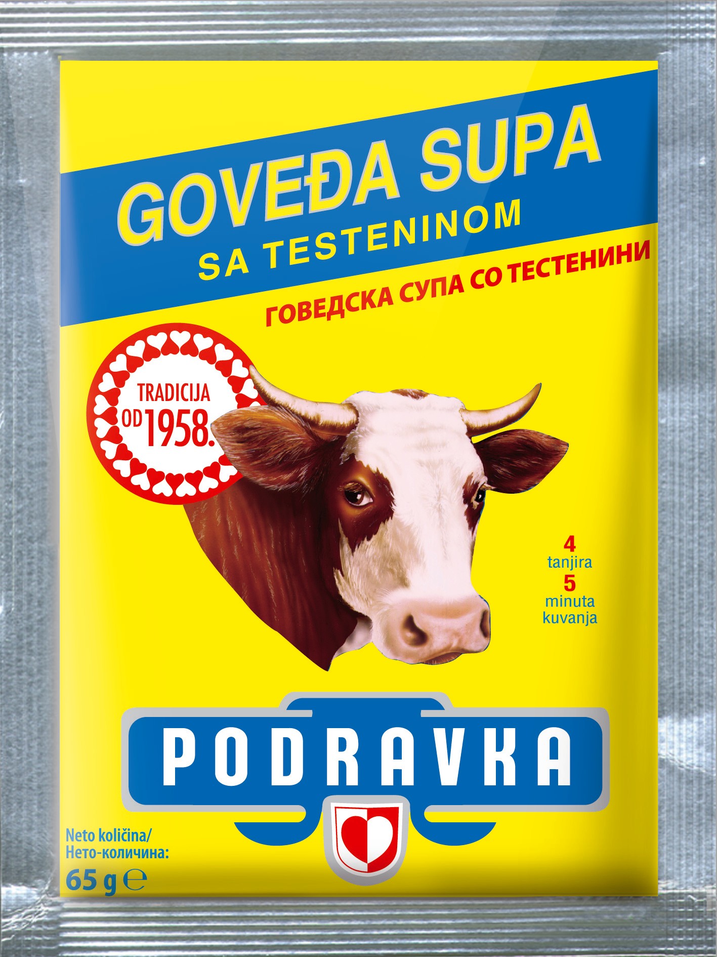 PODRAVKA Goveđa supa sa tjesteninom 65g
