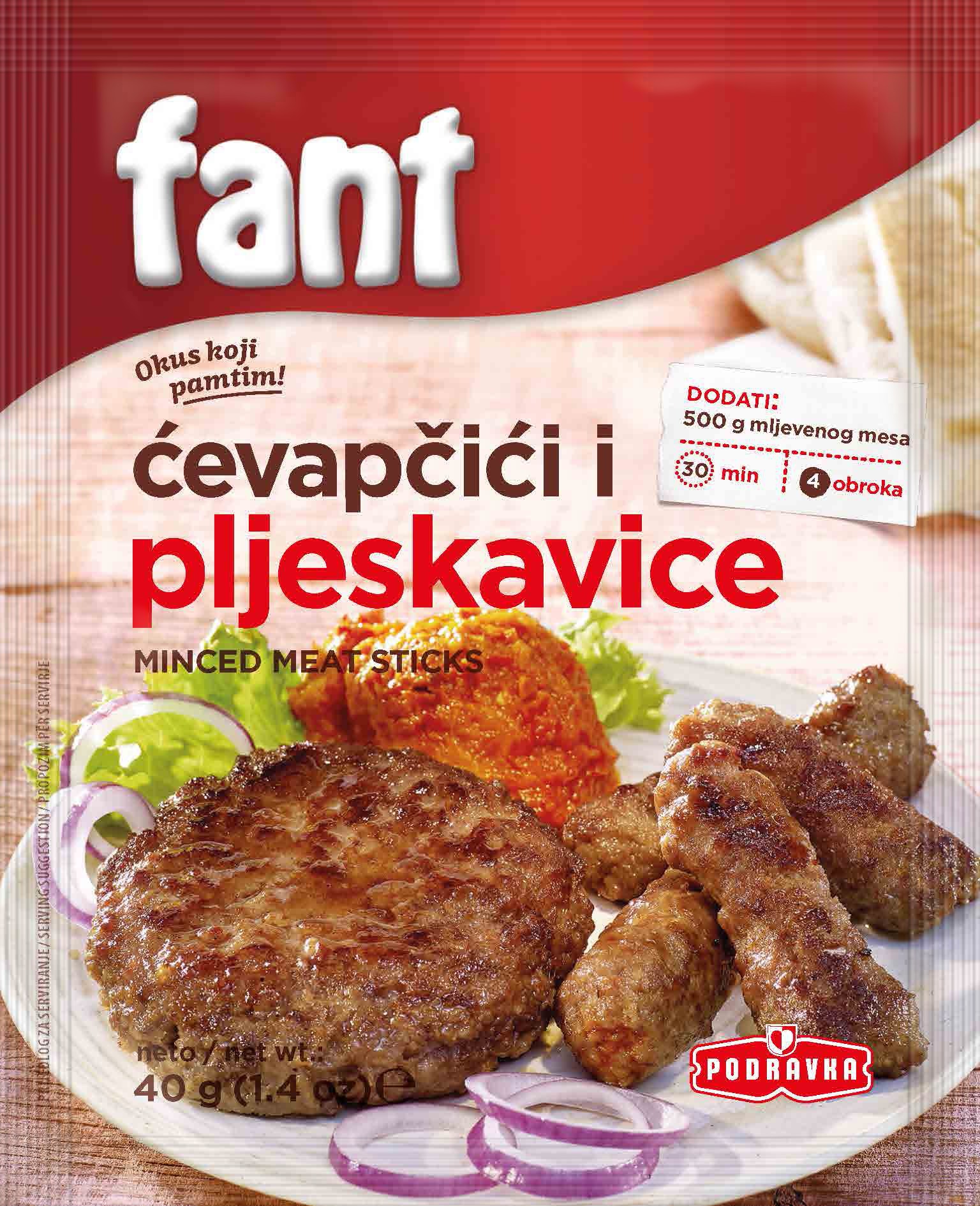 FANT za ćevape i hamburgere 40g