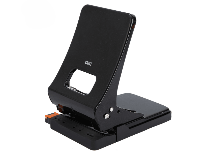 Deli bušač papira E0143, 45 listova, crni