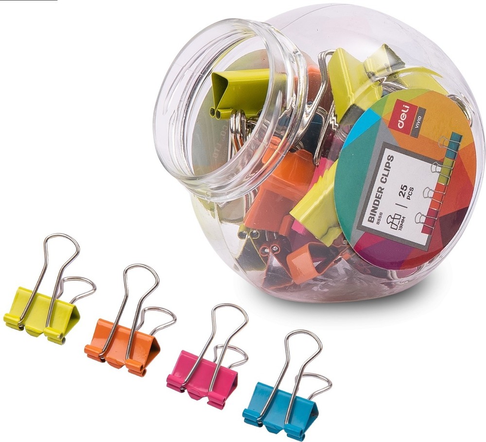 Deli spajalice u boji E8558, 19x0,4 mm, 25 komada