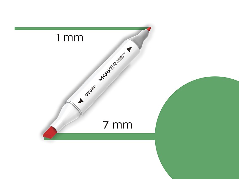 Sketch 46 Dvostruki Vrh Deli Marker 70801A-46, Intenzivna - Žuta