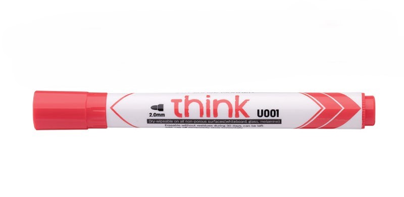 Deli marker za bijelu ploču EU00120, crni