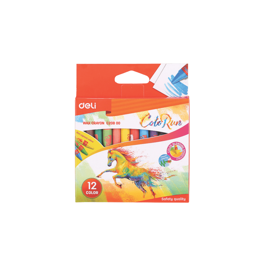 DELI voštane boje Colorun EC20800, 12 komada