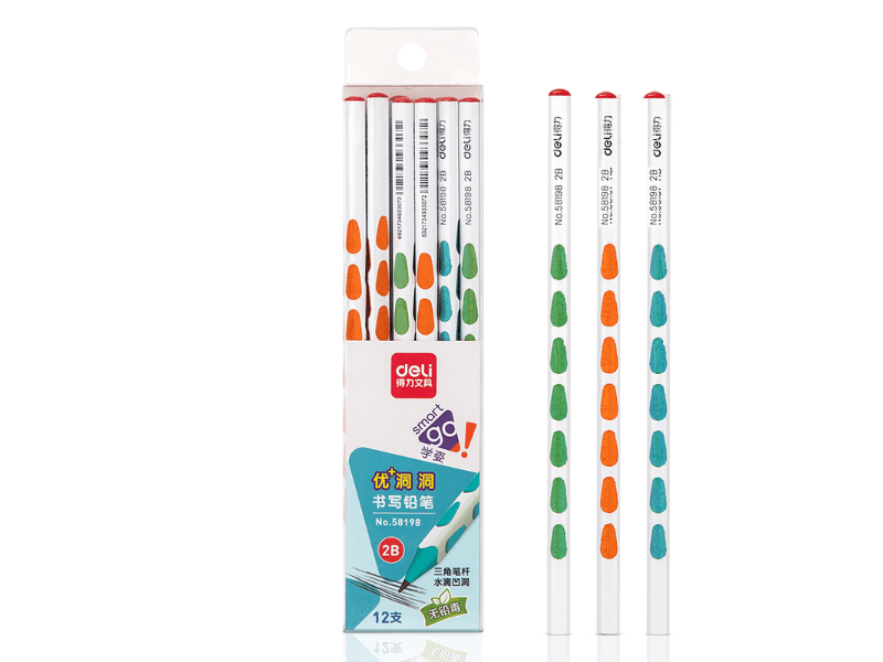 DELI Grafitne olovke u boji Smart go 58198, 2B, 12 komada