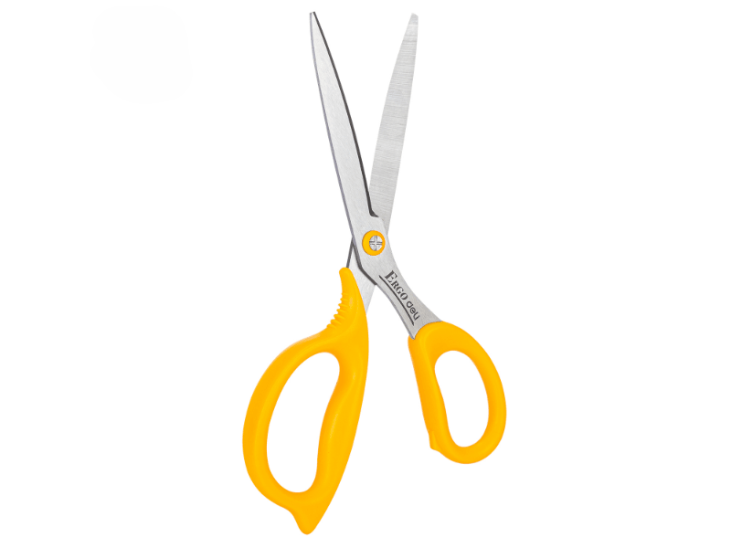 Makaze Deli Ergo E77758 21cm, žute