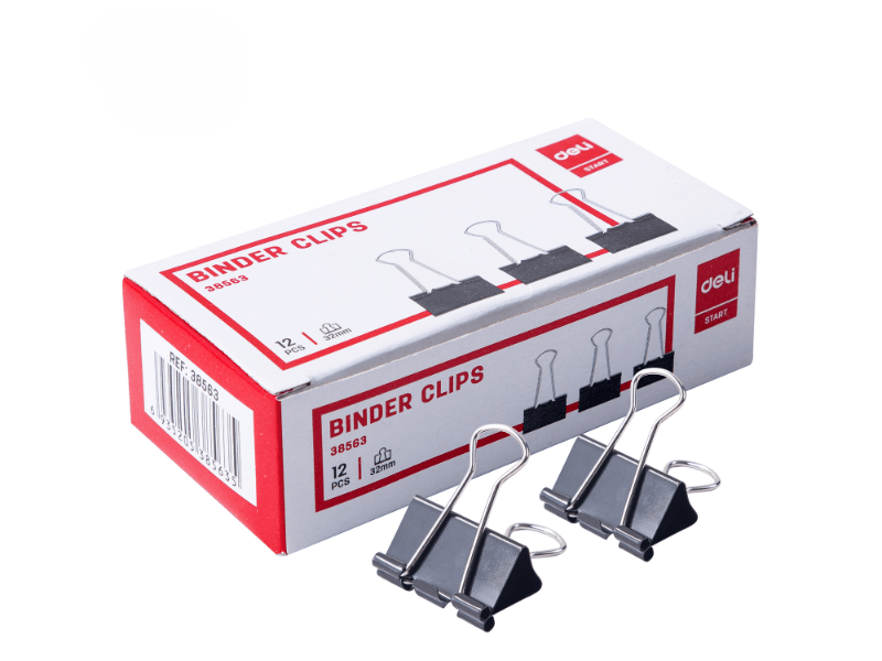 Deli spajalice za papir E38563, 32 mm, 12 komada