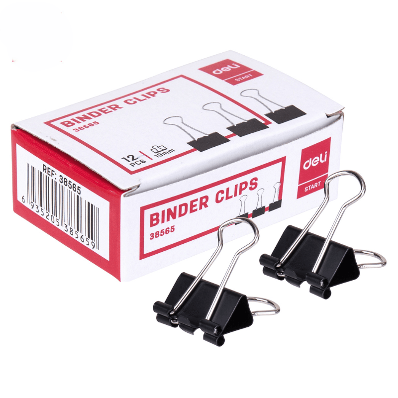 Deli spajalice za papir E9545A, 19x0.4mm, 12 komada