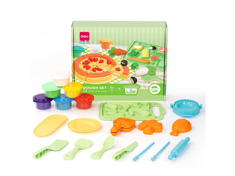 Deli set od gline za modeliranje Pisa EH725, 14 dijelova