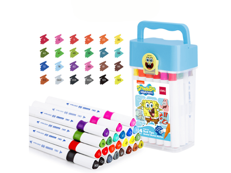 Deli set markera SpongeBob Sketch EC188-24, 24 dijela