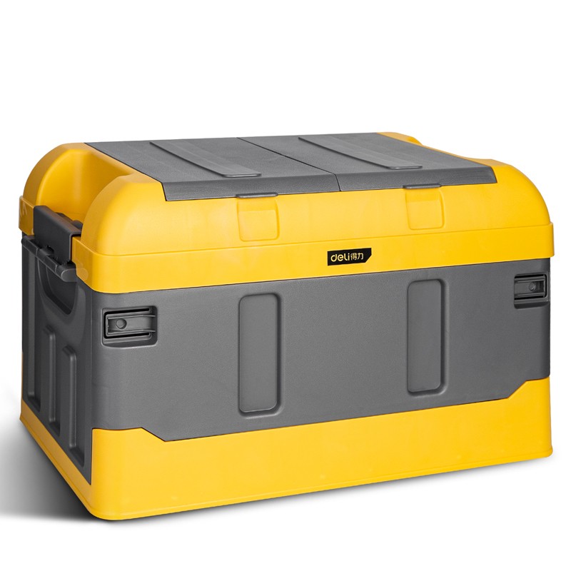 DELI kutija za alat DL884275, sklopiva, 75l, sivo-žuta