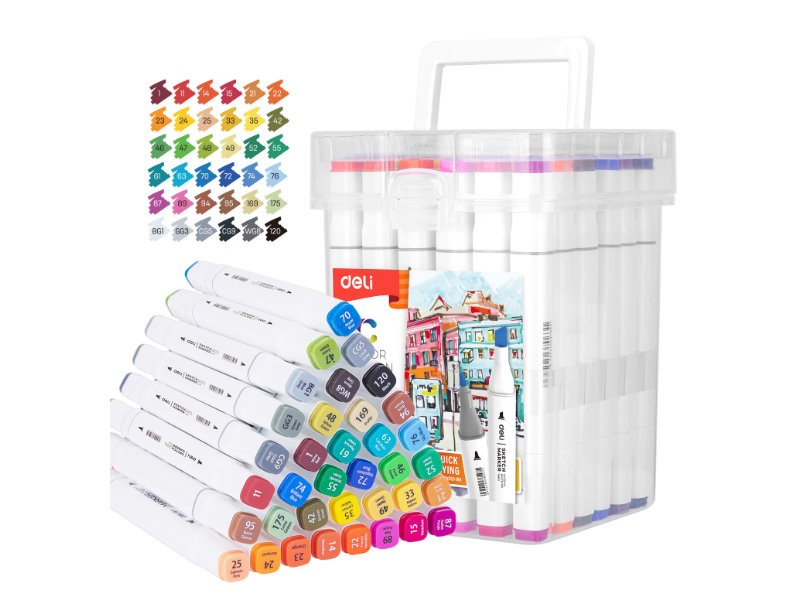 Deli set markera u kutiji Sketch E70801-36, 36 komada