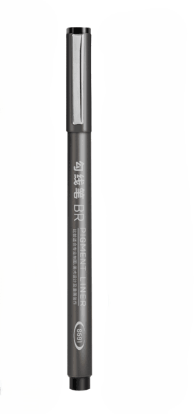 Dijelovi Fineliner S591-A 020 flomastera za crtanje, 0,2 mm