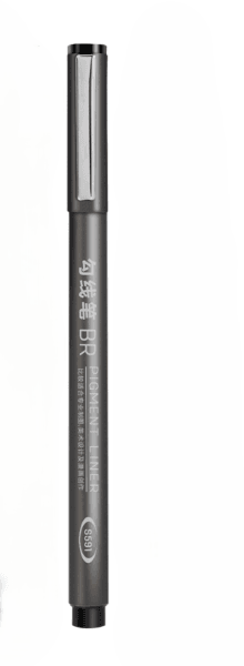 Dijelovi Fineliner S591-A 050, flomaster za crtanje od 0,5 mm