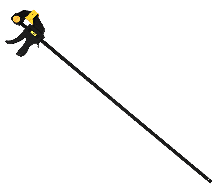 DELI Jednoručna brza stezaljka EDL110136, 900 mm, Crna