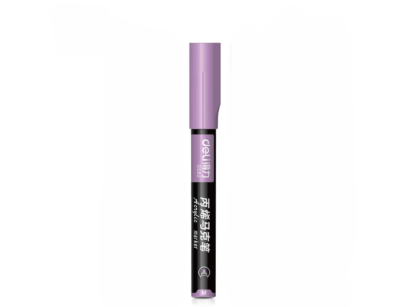 Deli akrilni marker S584 V07, pastelno ljubičasta