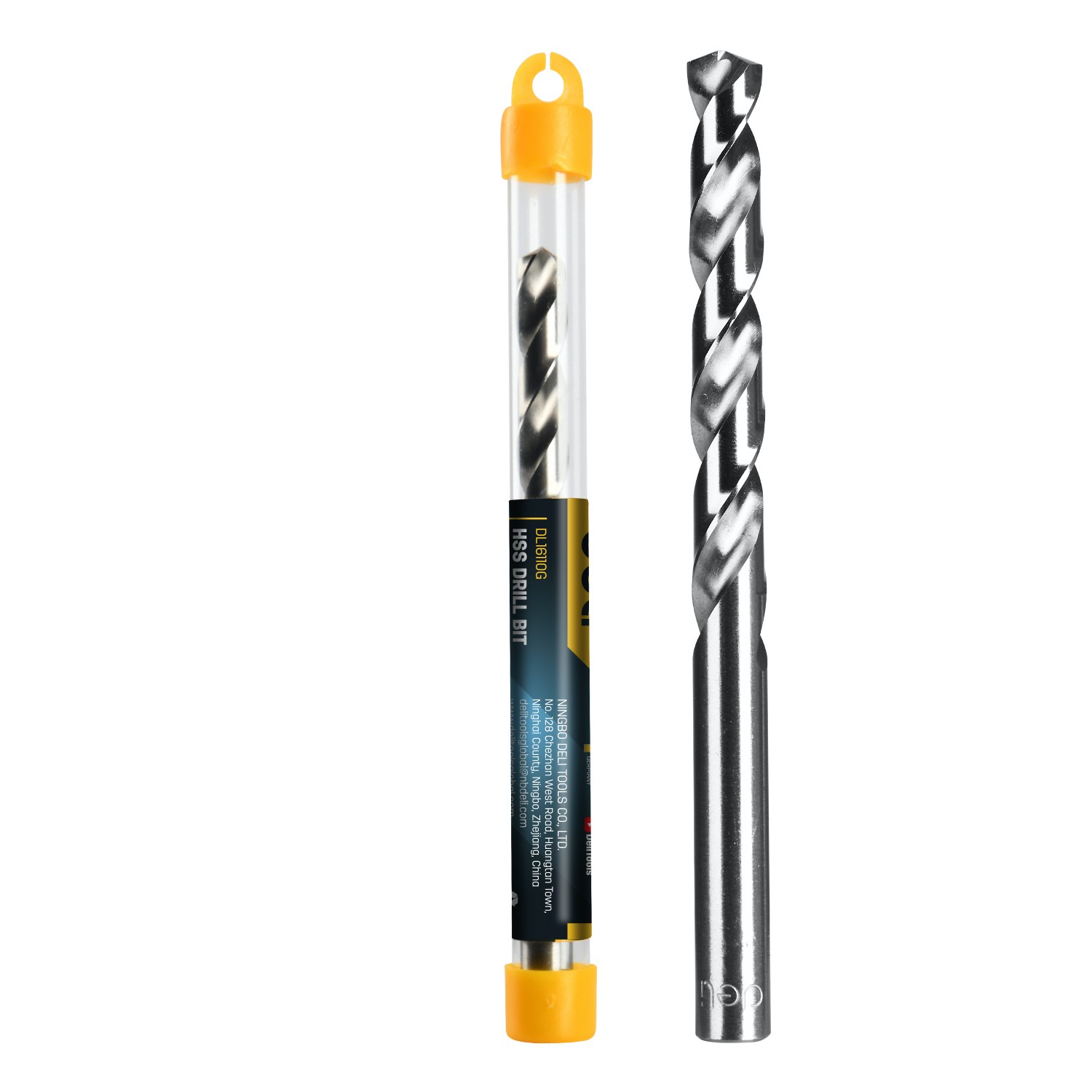 DELI Spiralna burgija HSS EDL16110G, Za metal, 11,0 mm, 1 komad