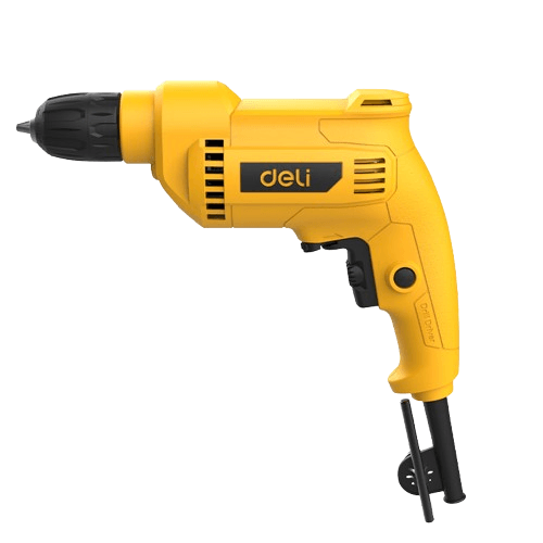 DELI Električna bušilica EDL-DZ10-E2, 500W, 10mm, Žuta