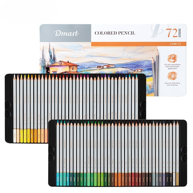 Dmast Set drvenih bojica Pebeo EC300-72, 72 dijela