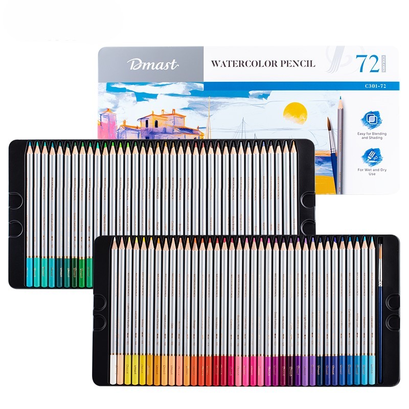 Dmast Set drvenih vodenih bojica Pebeo EC301-72, 72 dijela