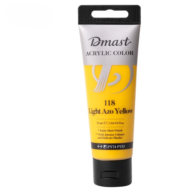 Dmast Akrilna boja Pebeo EC330-LAY, 75ml, 118 Svijetlo azo žuta